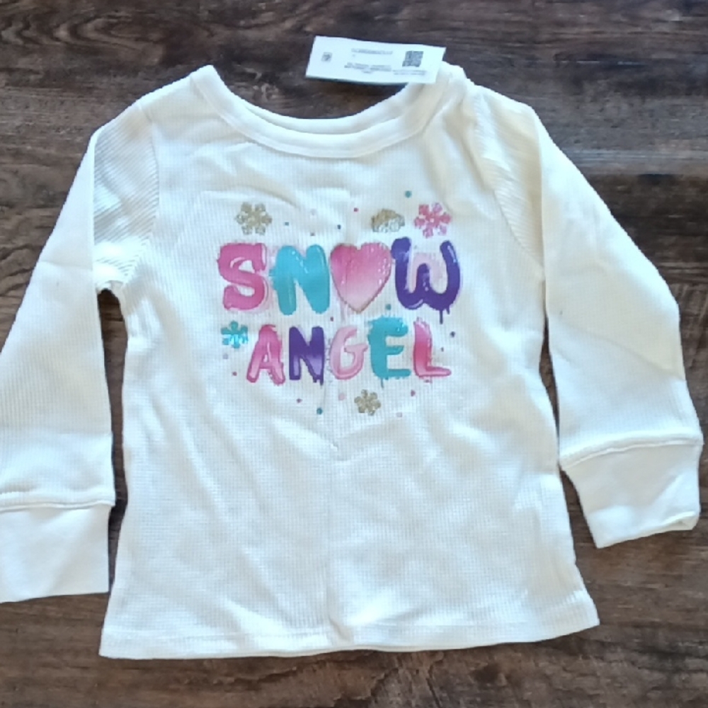 Snow Angel Kids Shirt - White